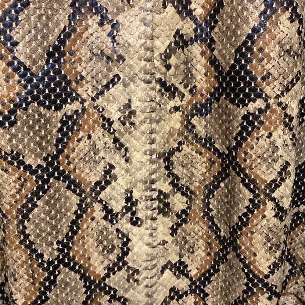 Etcetera Python Print Trench Coat - image 8